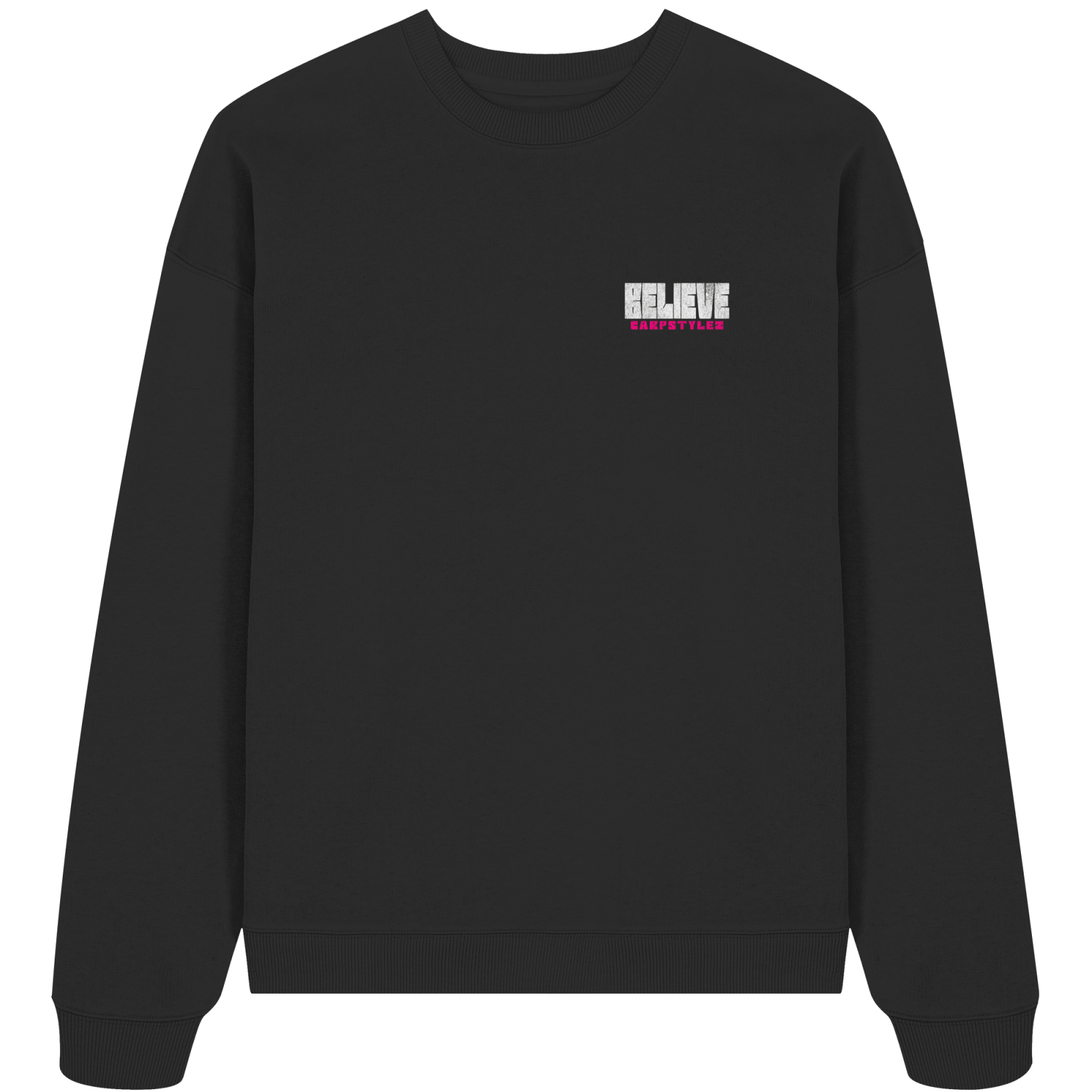 BELIEVE Oversize Sweatshirt - carpstylez Karpfen Angeln