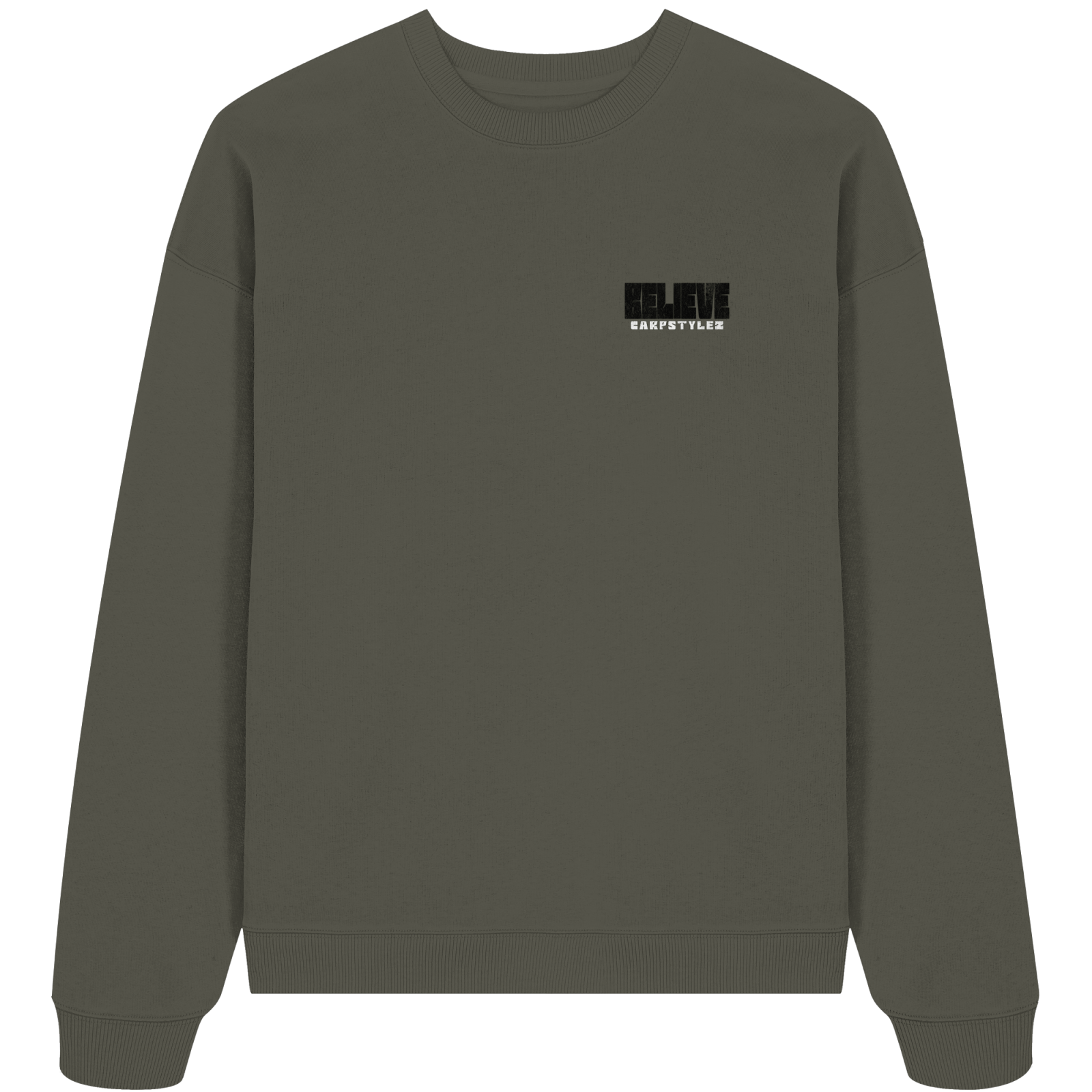 BELIEVE Oversize Sweatshirt - carpstylez Karpfen Angeln