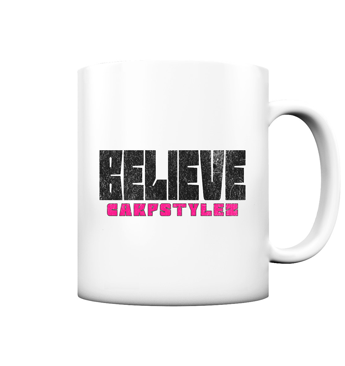BELIEVE Tasse matt - carpstylez Karpfen Angeln