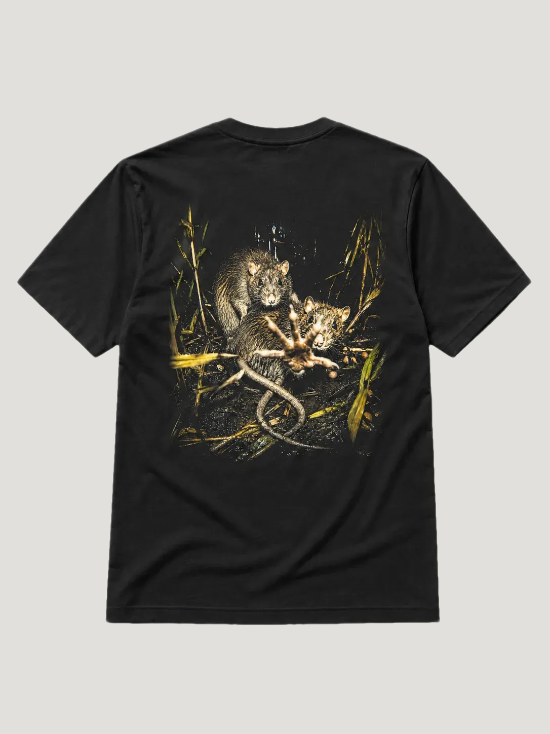 HEAVY PET(T)ING Shirt Black – Rückseite #farbe_black