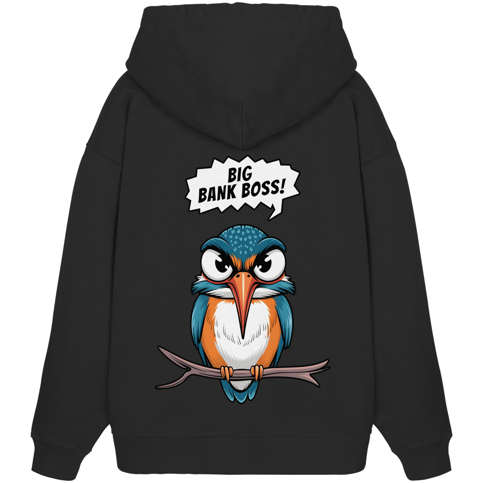 BIG BANK BOSS Oversize Hoodie - carpstylez Karpfen Angeln