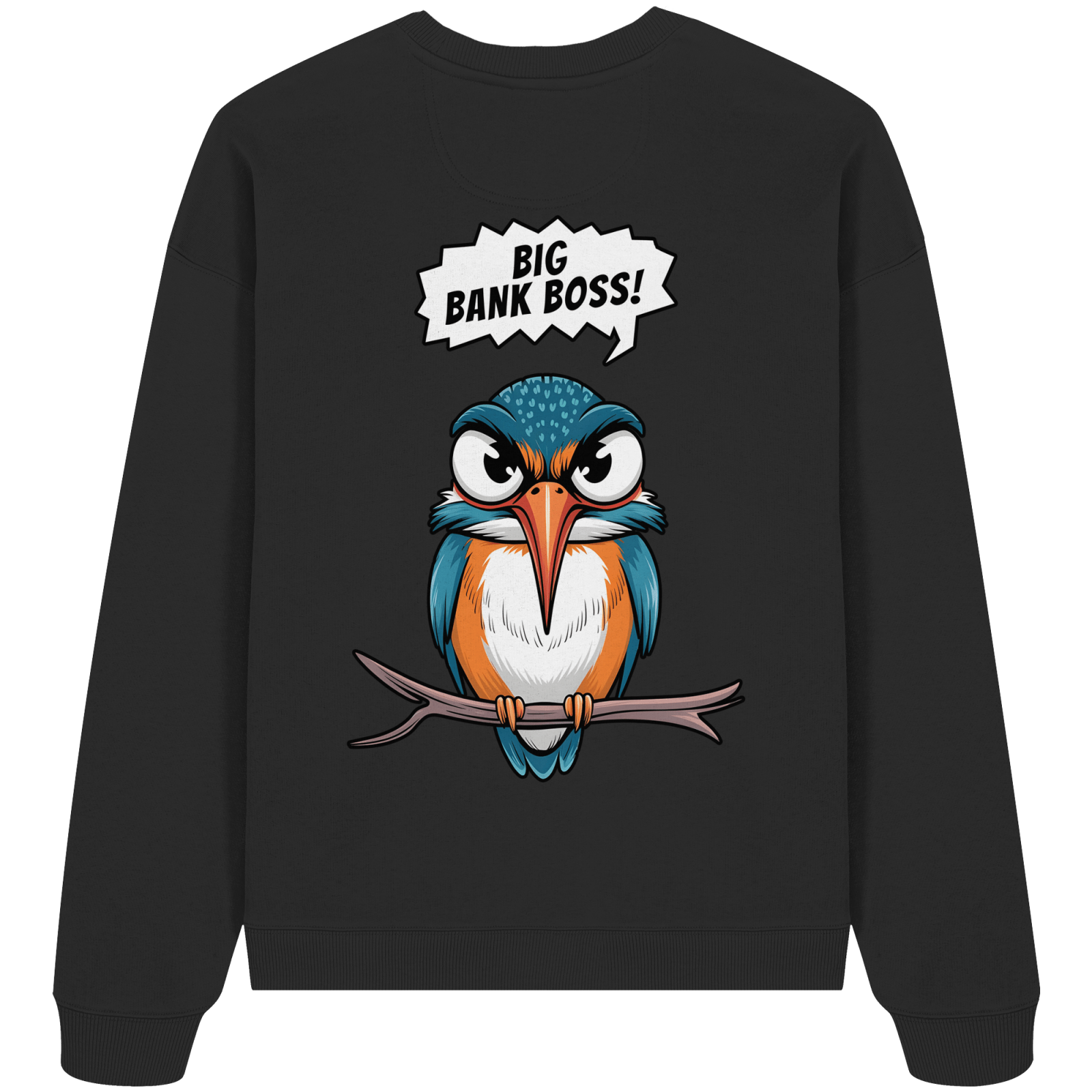 BIG BANK BOSS Oversize Sweatshirt - carpstylez Karpfen Angeln
