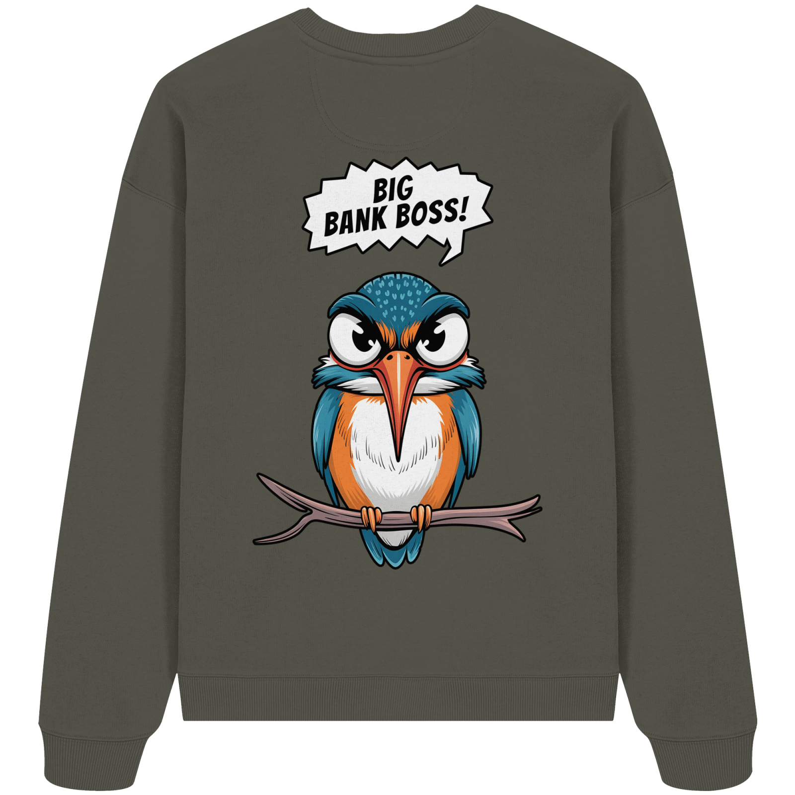 BIG BANK BOSS Oversize Sweatshirt - carpstylez Karpfen Angeln
