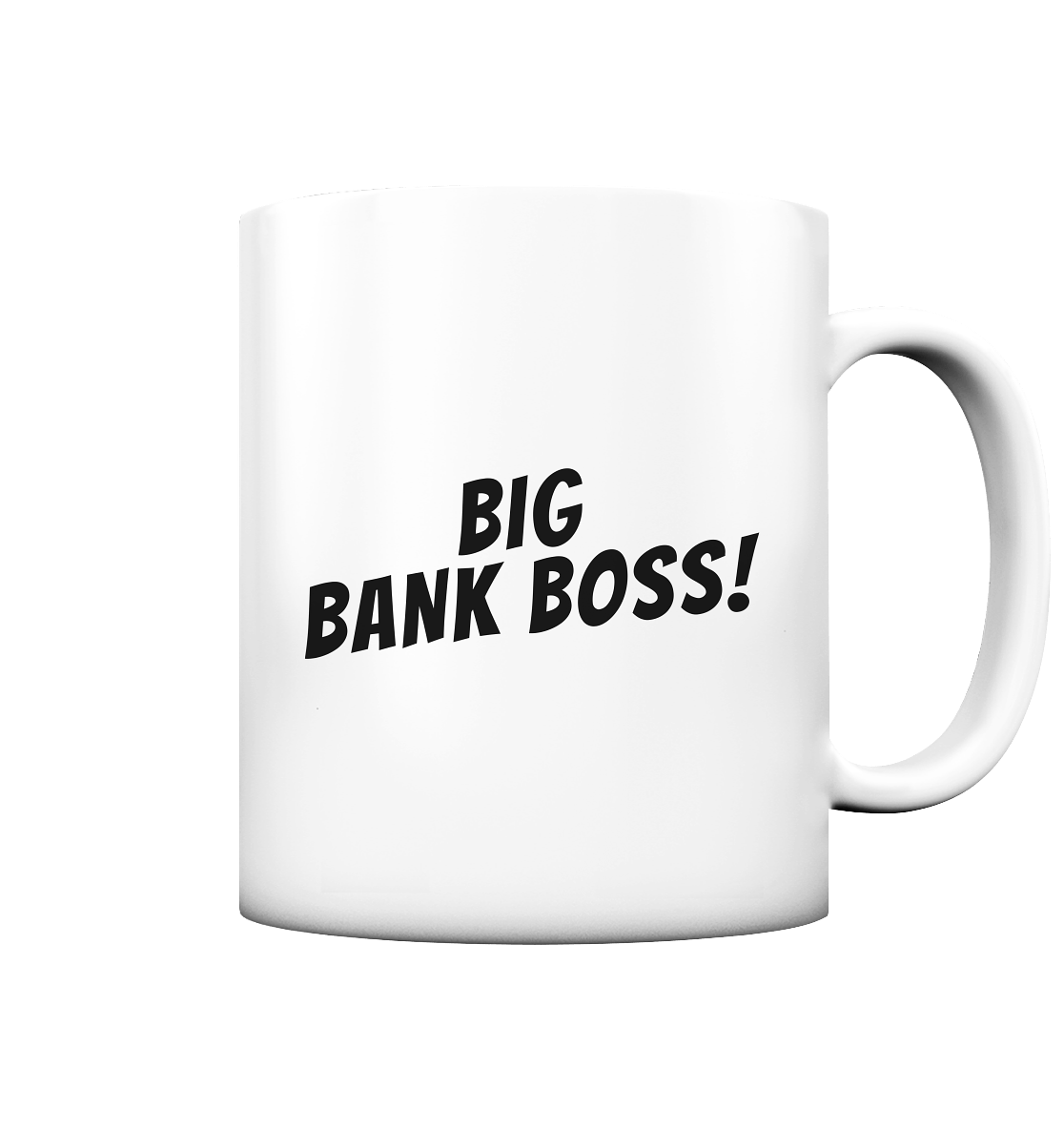 BIG BANK BOSS Tasse matt - carpstylez Karpfen Angeln