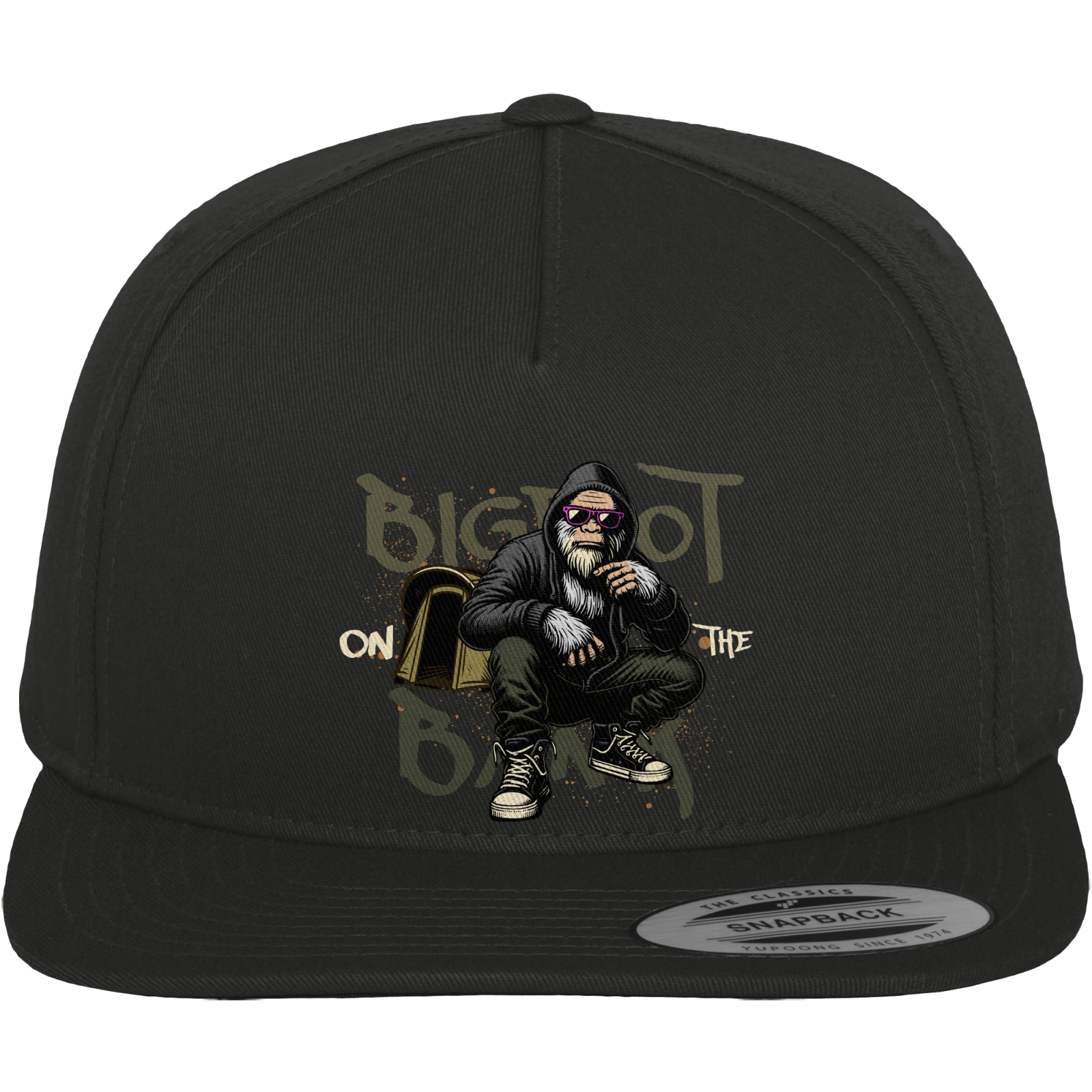 BIGFOOT ON THE BANK Deluxe Cap Snapback - CAST carpstylez Karpfen Angeln