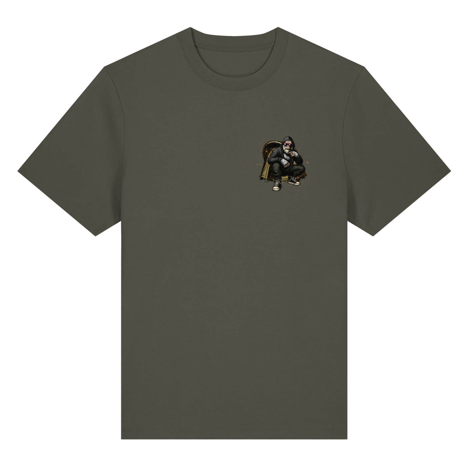 BIGFOOT ON THE BANK Heavy T-Shirt - CAST carpstylez Karpfen Angeln