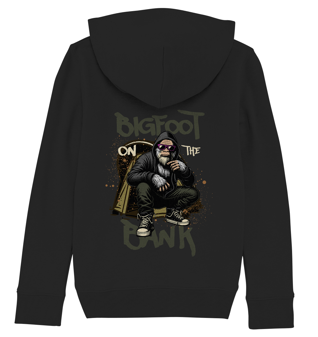 BIGFOOT ON THE BANK Prime Kids Hoodie - CAST carpstylez Karpfen Angeln