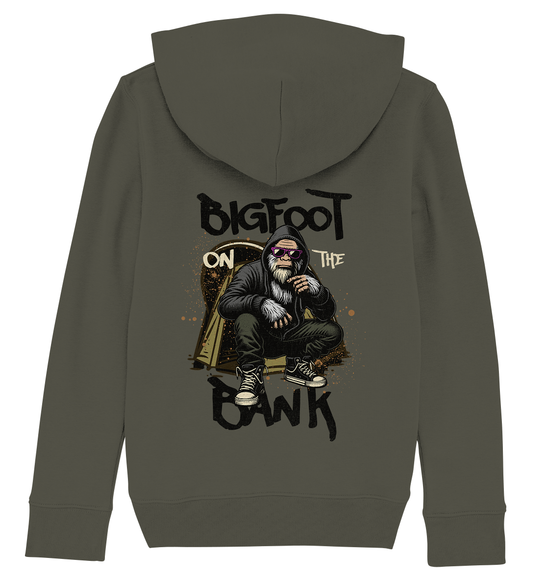 BIGFOOT ON THE BANK Prime Kids Hoodie - CAST carpstylez Karpfen Angeln