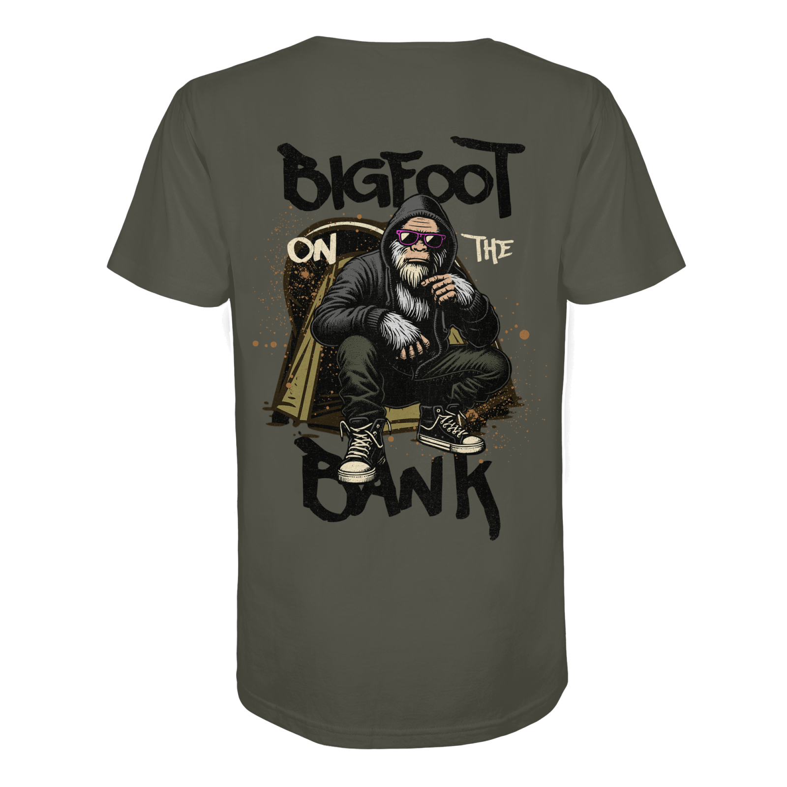 BIGFOOT ON THE BANK Prime T-Shirt - CAST carpstylez Karpfen Angeln