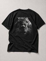 BLACKWATER NUTRIA Kids Shirt Schwarz – Backprint, Flatlay