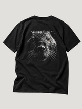 BLACKWATER NUTRIA Kids Shirt Schwarz – Backprint, Flatlay #farbe_black