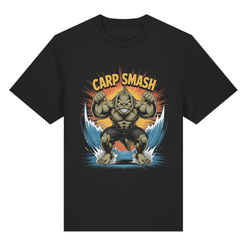 Karpfen Angeln mit CARP SMASH Heavy T-Shirt - CAST carpstylez