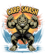 Karpfen Angeln CARP SMASH Heavy T-Shirt - CAST carpstylez