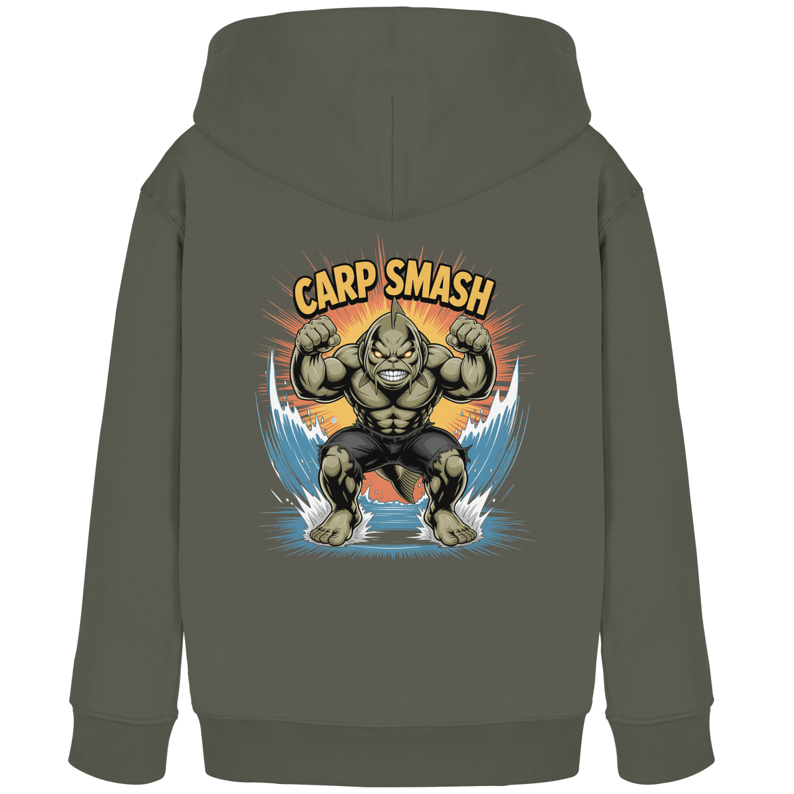 CARP SMASH Prime Kids Hoodie - CAST carpstylez Karpfen Angeln