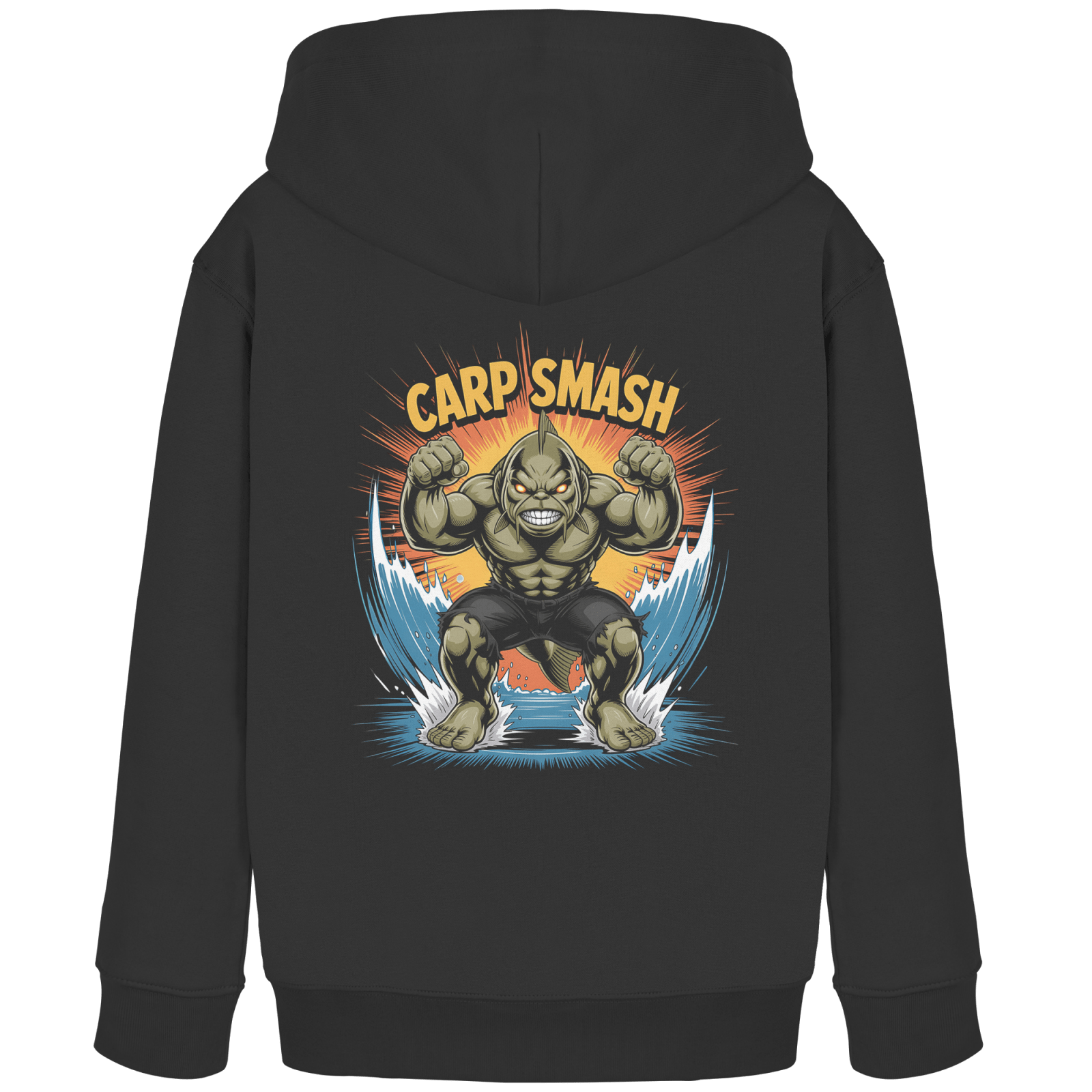 CARP SMASH Prime Kids Hoodie - CAST carpstylez Karpfen Angeln