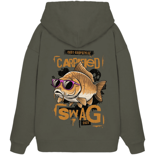 CARPIFIED SWAG Oversize Hoodie - carpstylez Karpfen Angeln