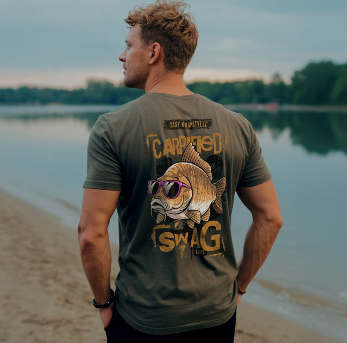 Karpfen Angeln mit CARPIFIED SWAG Prime T-Shirt - CAST carpstylez