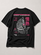 CARPINATOR Kids Shirt Schwarz – Backprint, Flatlay