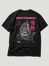 CARPINATOR Kids Shirt Schwarz – Backprint, Flatlay #farbe_black