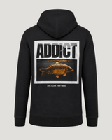 carpstylez Addict Hoodie – Backprint, schwarzer Karpfen-Hoodie #farbe_black