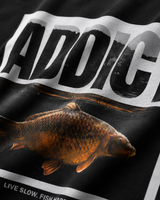 carpstylez Addict Shirt – Print-Detail Backprint #farbe_black