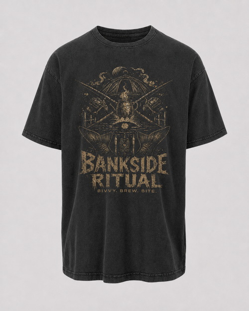 carpstylez Bankside Ritual Acid Wash Oversize Shirt – Karpfen-Streetwear