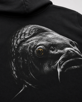 carpstylez BLACKWATER CARP Hoodie – Detail, Karpfen-Streetwear
