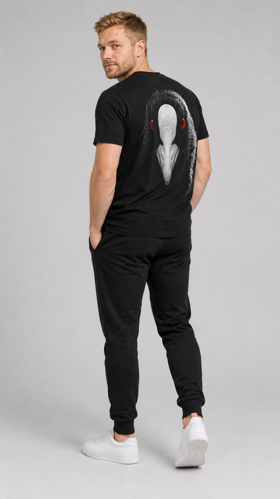 carpstylez BLACKWATER COOT Shirt – Studio Mock Fullbody, Karpfen-Streetwear