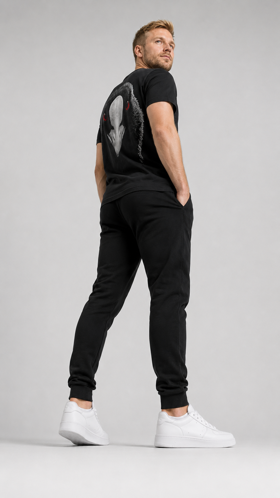 carpstylez BLACKWATER COOT Shirt – Studio Mock Fullbody, Karpfen-Streetwear