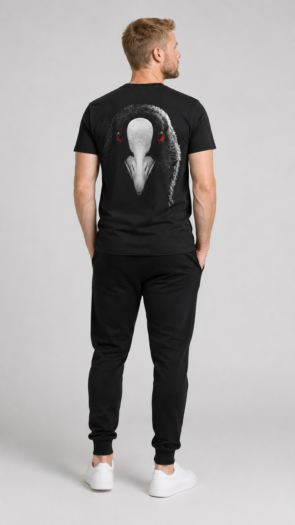carpstylez BLACKWATER COOT Shirt – Studio Mock Fullbody, Karpfen-Streetwear