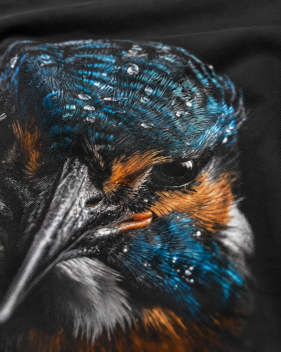 carpstylez Blackwater Kingfisher Shirt – Print-Detail Backprint