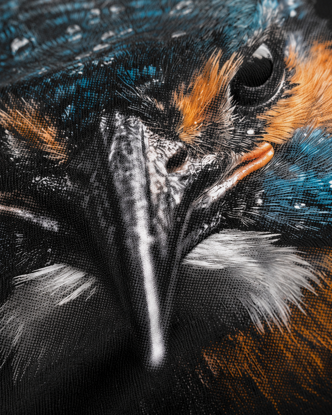 carpstylez Blackwater Kingfisher Shirt – Print-Detail