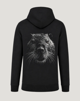 carpstylez Blackwater Nutria Hoodie – Backprint, schwarzer Karpfen-Hoodie #farbe_black