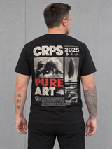 Olli trägt das schwarze CRPS PURE ART Shirt – Rückenansicht #farbe_black