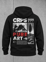 CRPS PURE ART Hoodie in Schwarz – Ghost-Rückenansicht #farbe_black