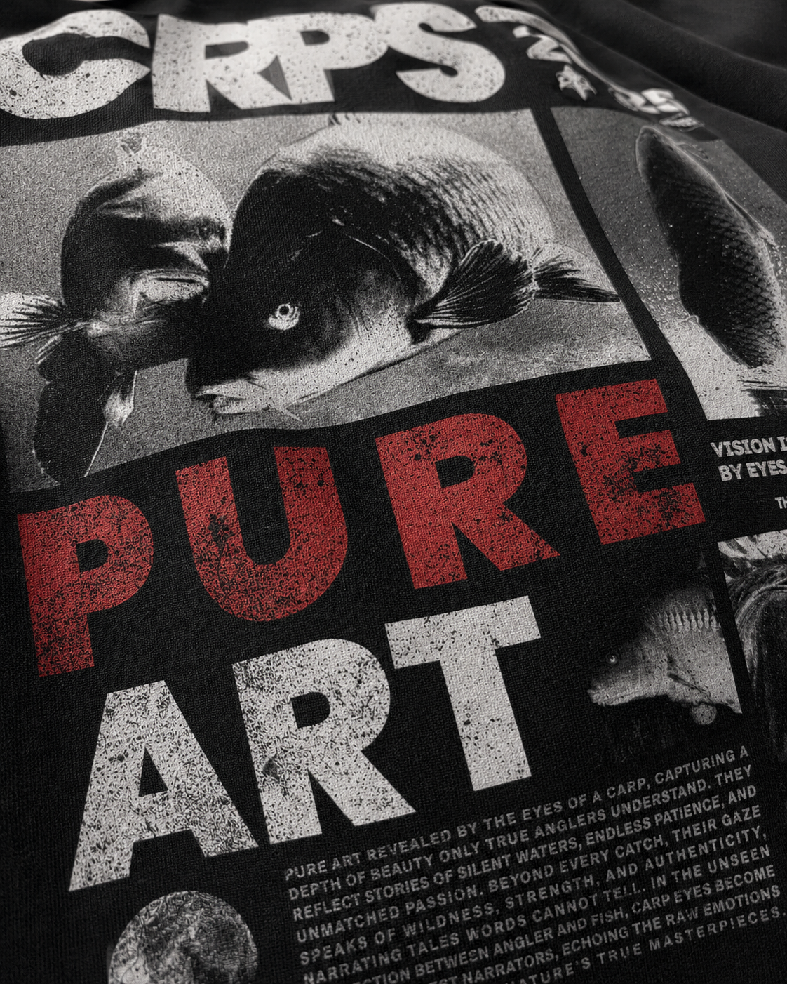 carpstylez CRPS Pure Art Shirt – Print-Detail Backprint