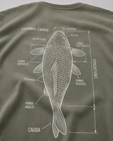 carpstylez CYPRINUS CARPIO Shirt – Detail, Karpfen-Streetwear
