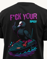 carpstylez F*CK YOUR SPOT Shirt – Detail, Karpfen-Streetwear