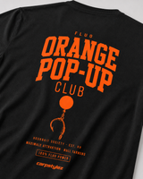carpstylez FLUO ORANGE POP-UP Club Shirt – Detail, Karpfen-Streetwear