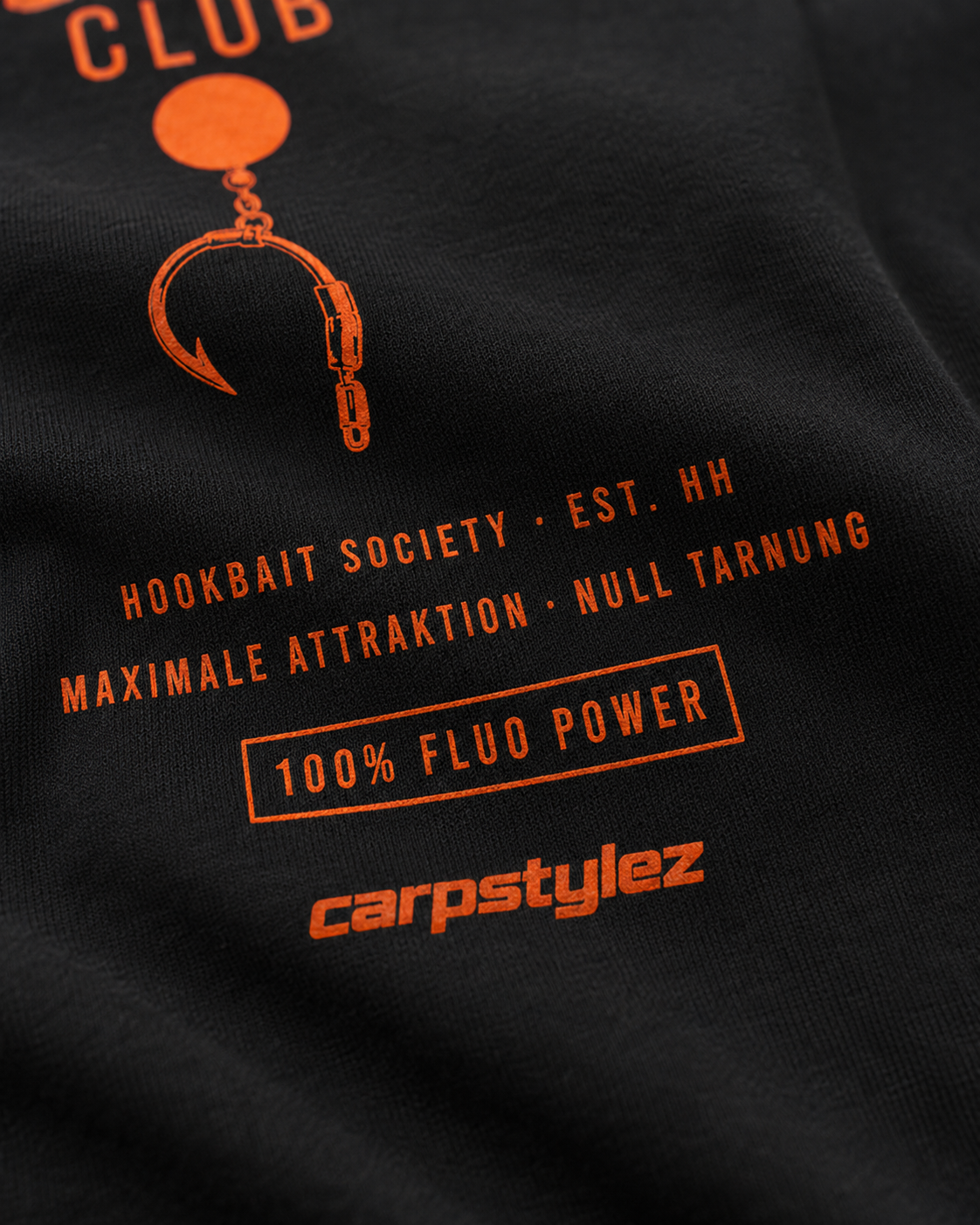 carpstylez Fluo Orange Shirt – Print-Detail #farbe_black