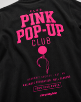 carpstylez FLUO PINK POP-UP Club Shirt – Detail, Karpfen-Streetwear