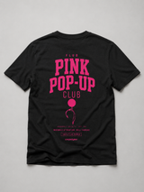 carpstylez FLUO PINK POP-UP Club Shirt schwarz – Flatlay Rückenprint