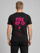 carpstylez FLUO PINK POP-UP Club Shirt schwarz – Rückenprint getragen