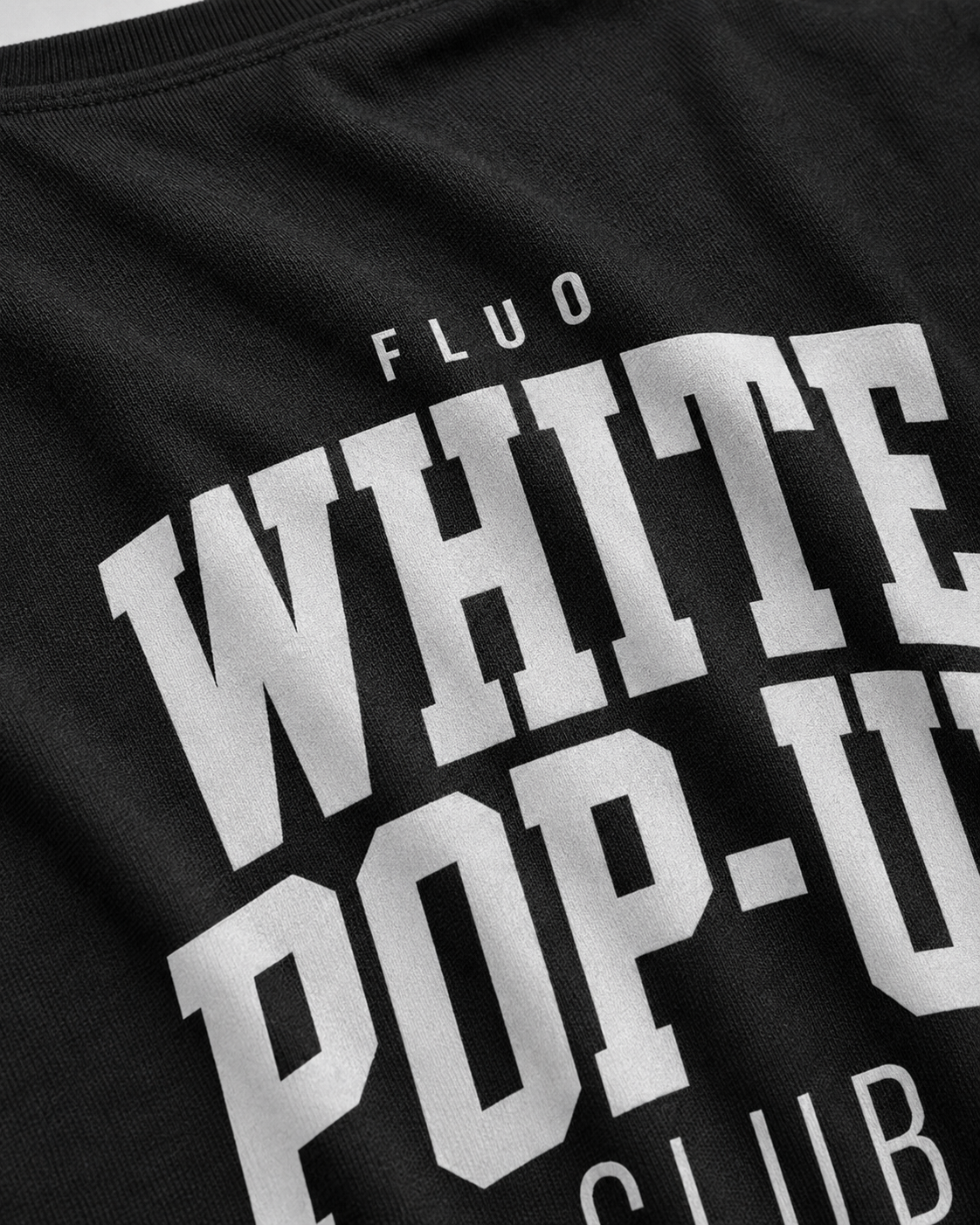 carpstylez Fluo White Shirt – Print-Detail Backprint #farbe_black