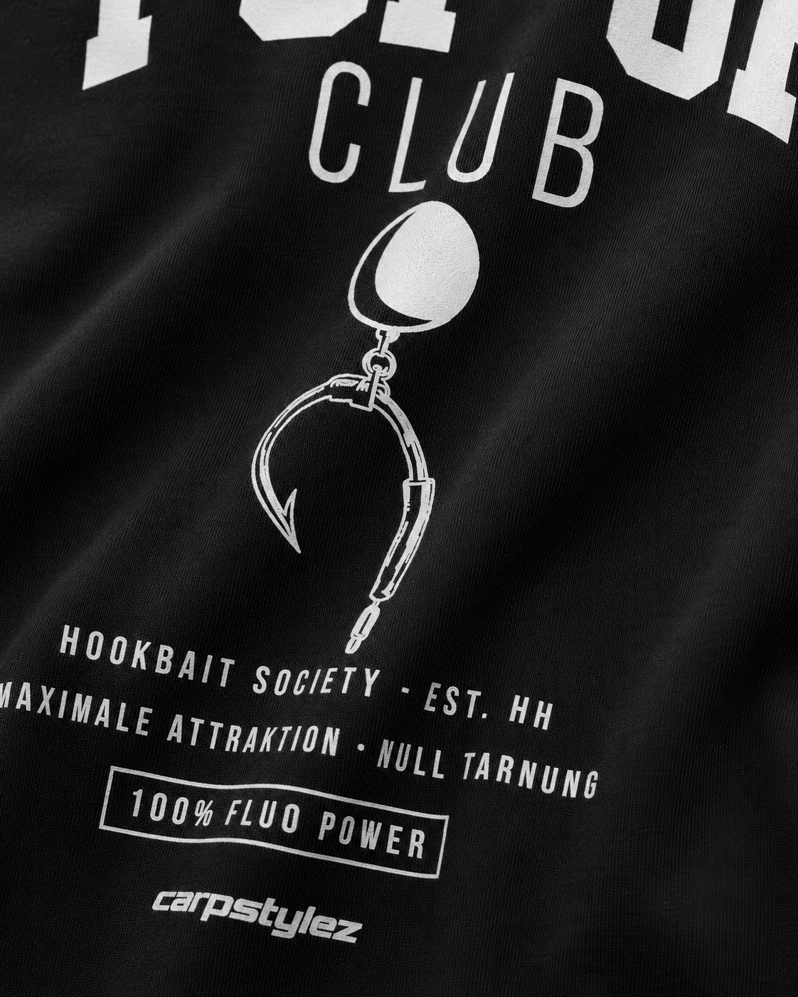 carpstylez Fluo White Shirt – Print-Detail #farbe_black