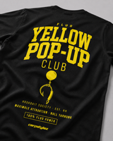 carpstylez FLUO YELLOW POP-UP Club Shirt – Detail, Karpfen-Streetwear