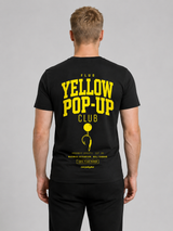 carpstylez FLUO YELLOW POP-UP Club Shirt schwarz – Rückenprint getragen