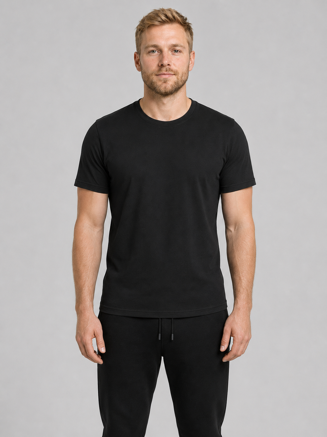 carpstylez FLUO YELLOW POP-UP Club Shirt schwarz – Vorderansicht getragen