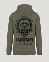 carpstylez Fullrun Hoodie – Backprint, khakifarbener Karpfen-Hoodie #farbe_organic khaki