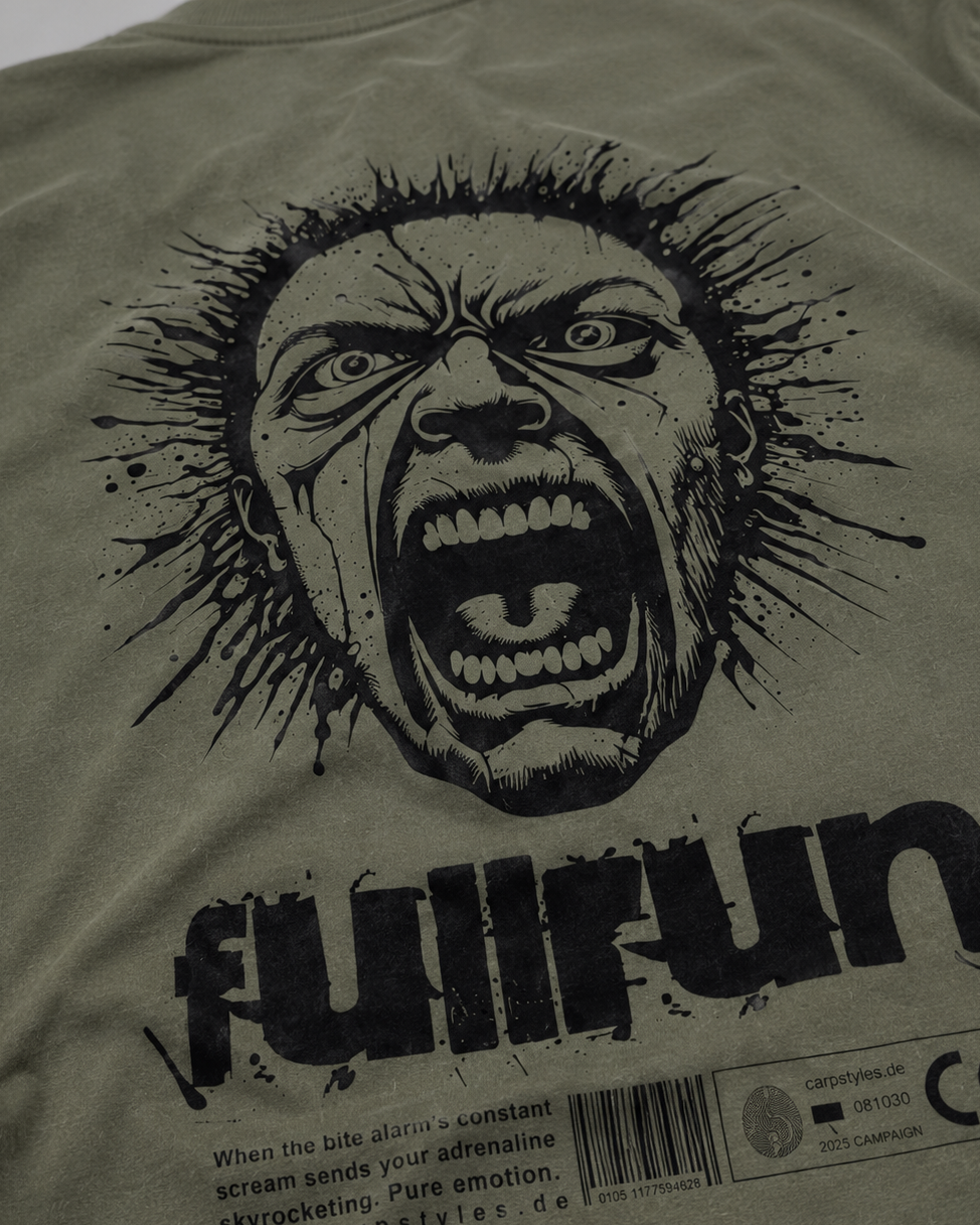 carpstylez FULLRUN Shirt – Detail, Karpfen-Streetwear